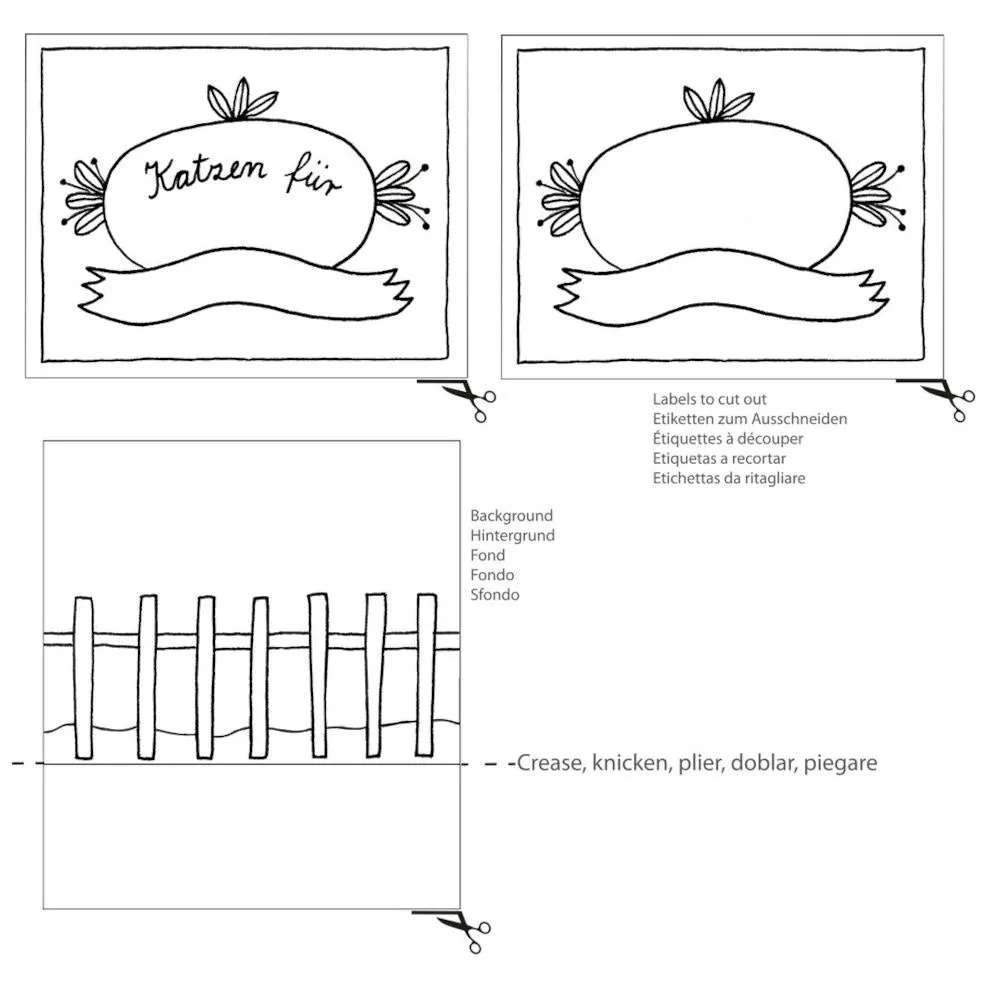 Fridolin Matchbox Craft Kit - Cat Family