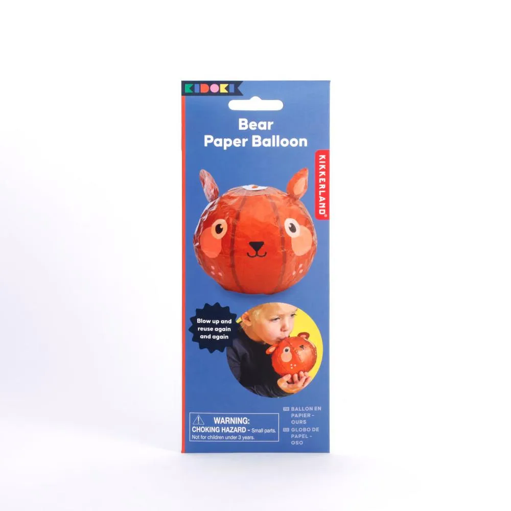 Kikkerland Kidoki Washi Paper Balloon Kit, Assorted